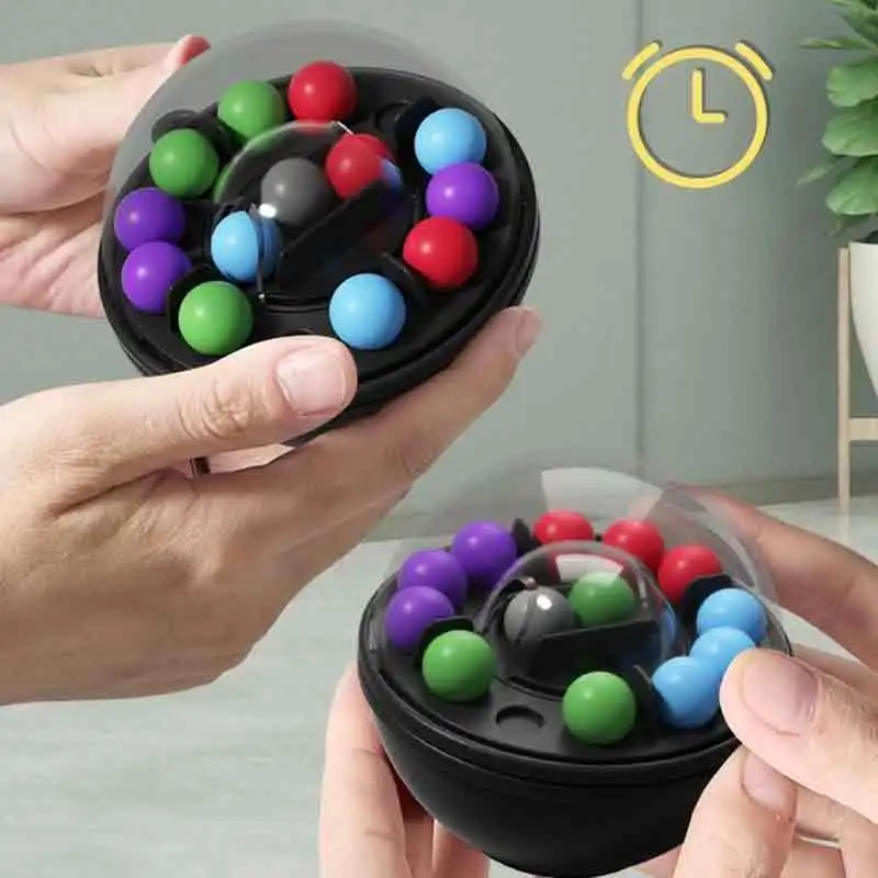 Puzzle con perline magiche rotanti per allenamento logico STEM per bambini |   Gioco di sfida rompicapo educativo precoce per lo sviluppo cognitivo