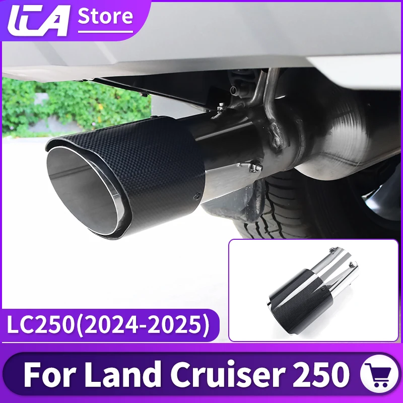 For Toyota Land Cruiser 250 Prado Lc250 2024 2025 1958 First Edition FJ250 Stainless Steel Tailpipe Exhaust Accessories Upgraded