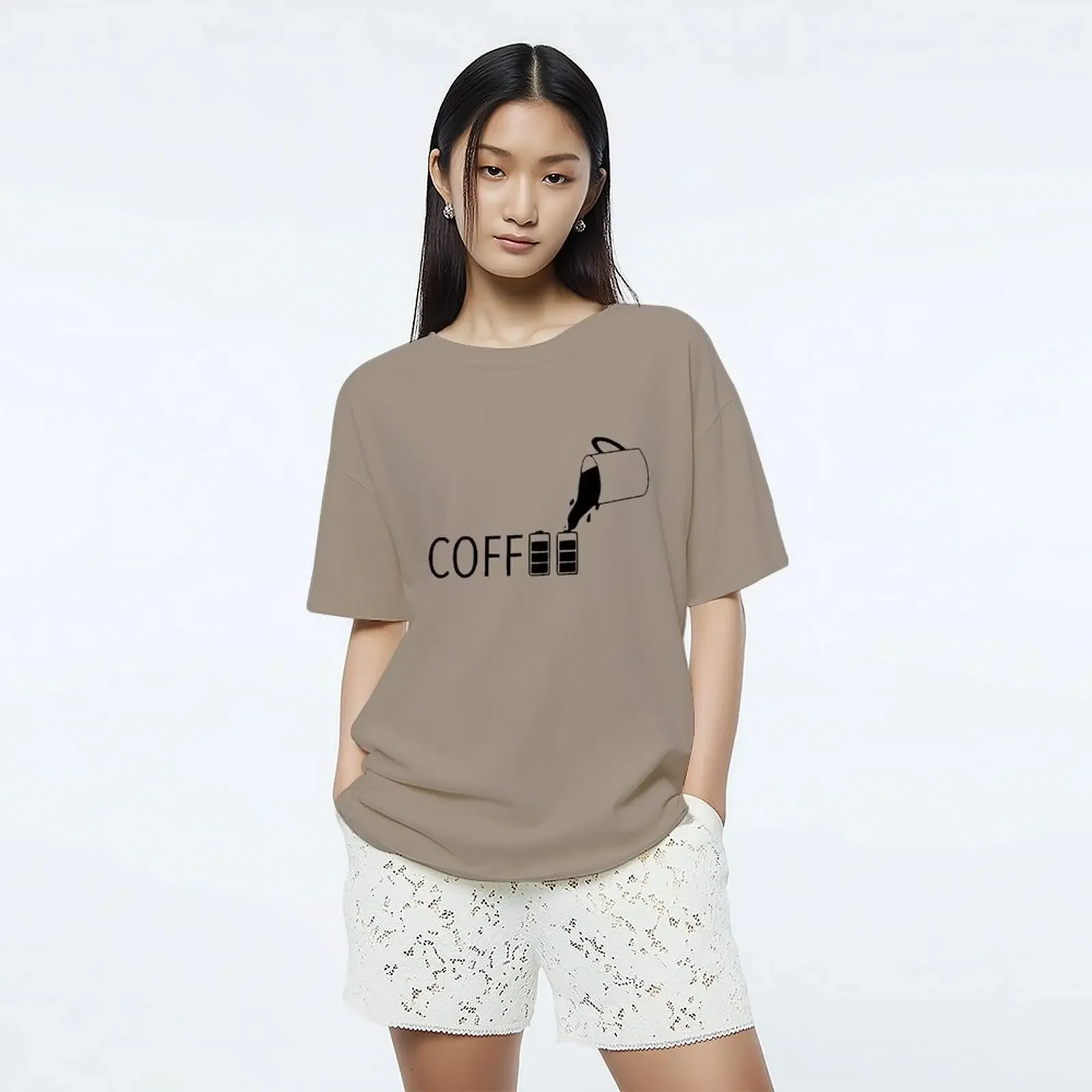 

90s T Shirt Paris Women Print T-shirt Girl Short Sleeve Crew Neck Casual Top For Summer Spring Tops Korean Women's Clothing