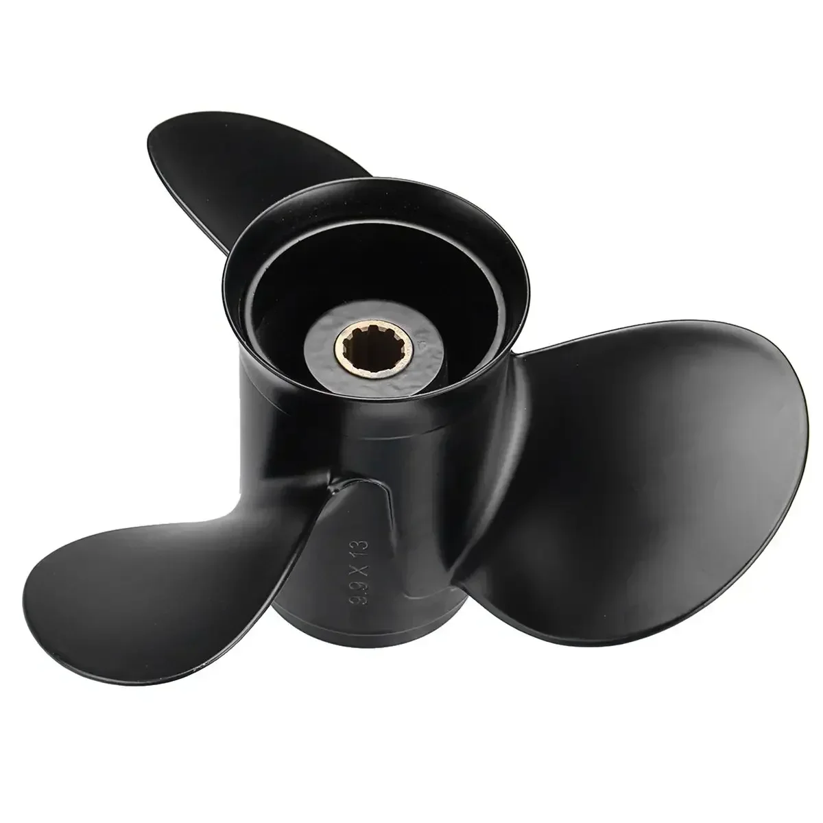 10 Spline Tooth 3 Blade 48-19640A40 Boat Outboard Propeller Aluminium Alloy Marine Propeller For  Engine 25-30HP 9.9 x 13