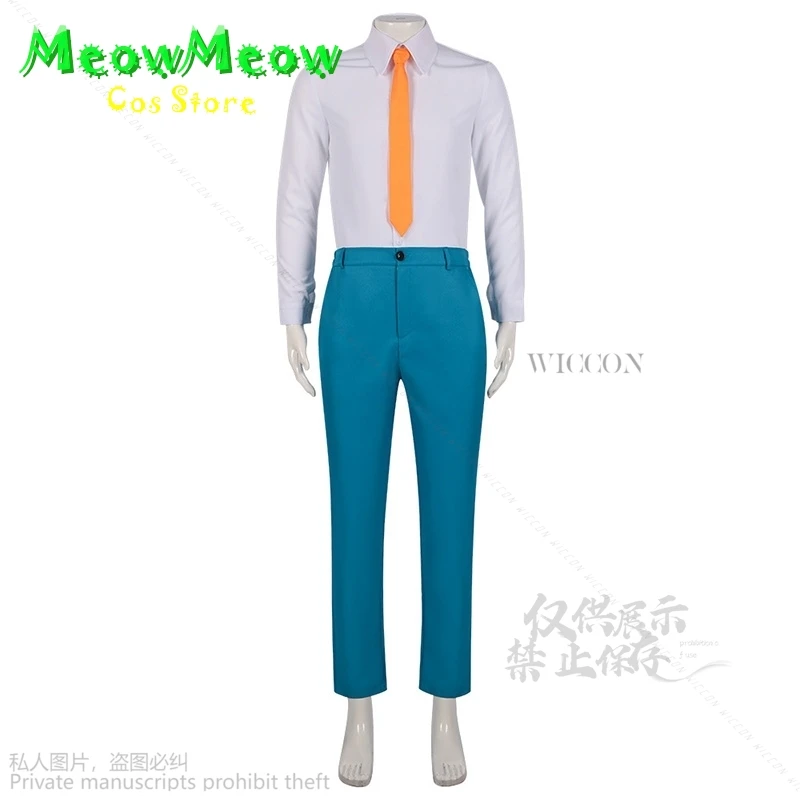 Anime Boukyaku Battery Kiyomine Haruka Cosplay Costume Japanese Blue Campus JK Uniform Shirt Coat Adult Man Campus Suit DK Cos