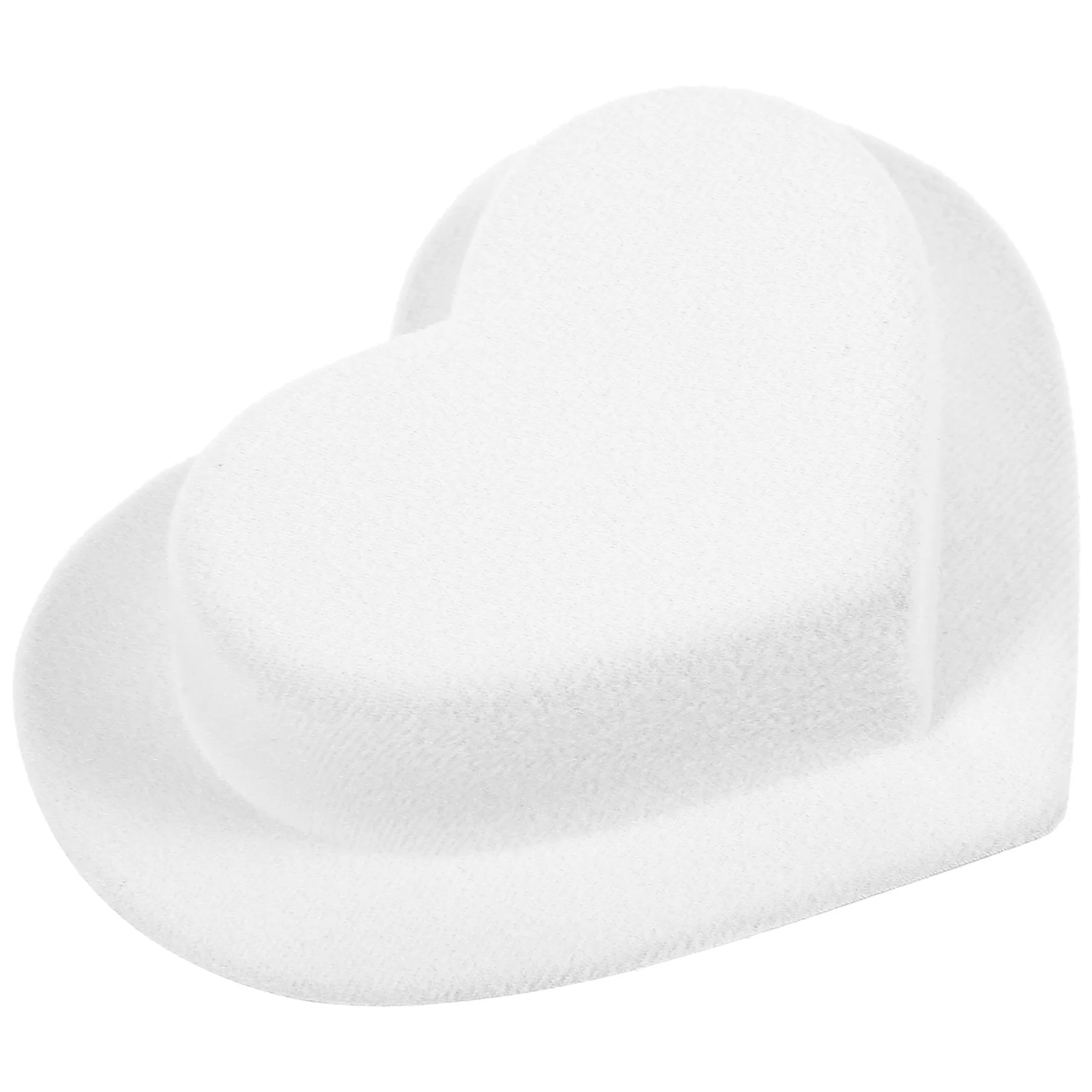 Mini półfabrykaty do samodzielnego wykonania, w kształcie serca, z tkaniny, małe mini kapelusze, ozdobne akcesoria, upominki na przyjęcia.