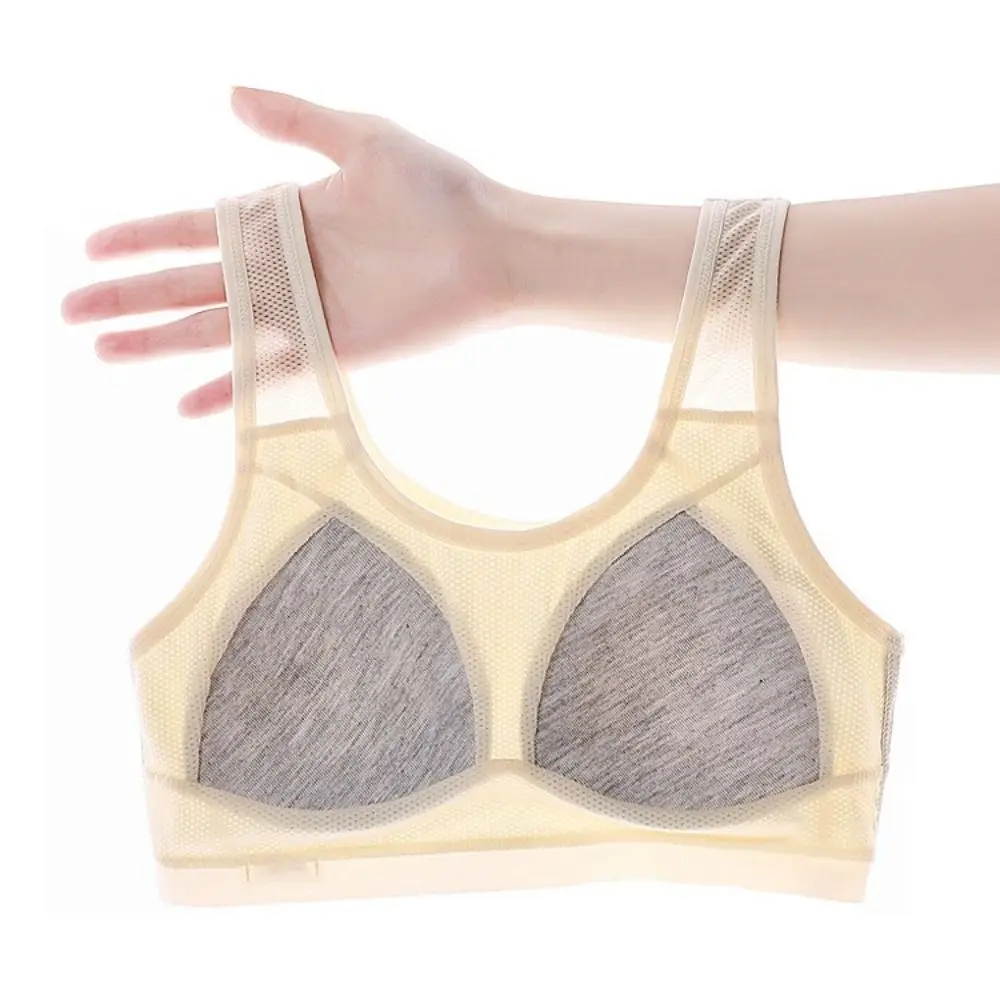 Moda malha sutiã sem fio feminino doce colete topos push up sutiã íntimo bralettes com almofada adolescentes