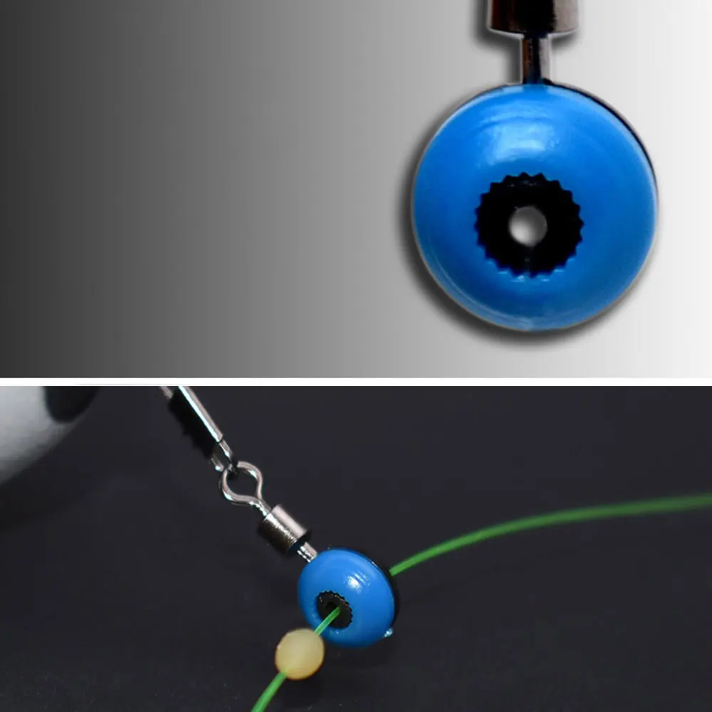 50pcs Sea Fishing Connector Big Belly Float Metal Swivel Seawater Accessories Fishing Tools