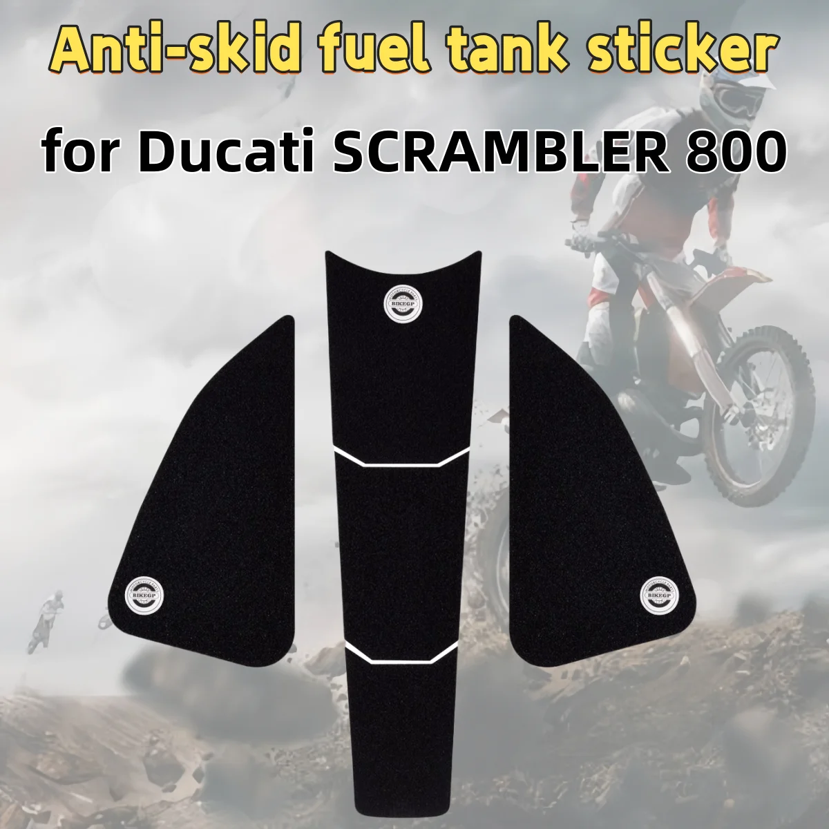 

for Ducati SCRAMBLER 800 motorcycle fuel tank fishbone sticker anti-slip protection sticker