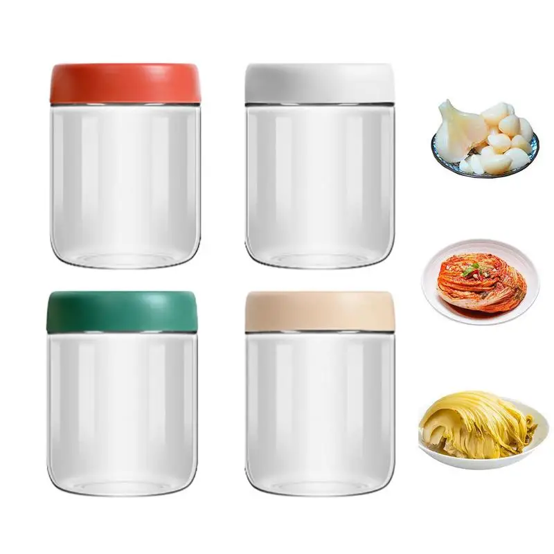 

Glass Storage Containers With Lids Multipurpose Kitchen Food Storage Container Canisters With Airtight Lids Compact Grain