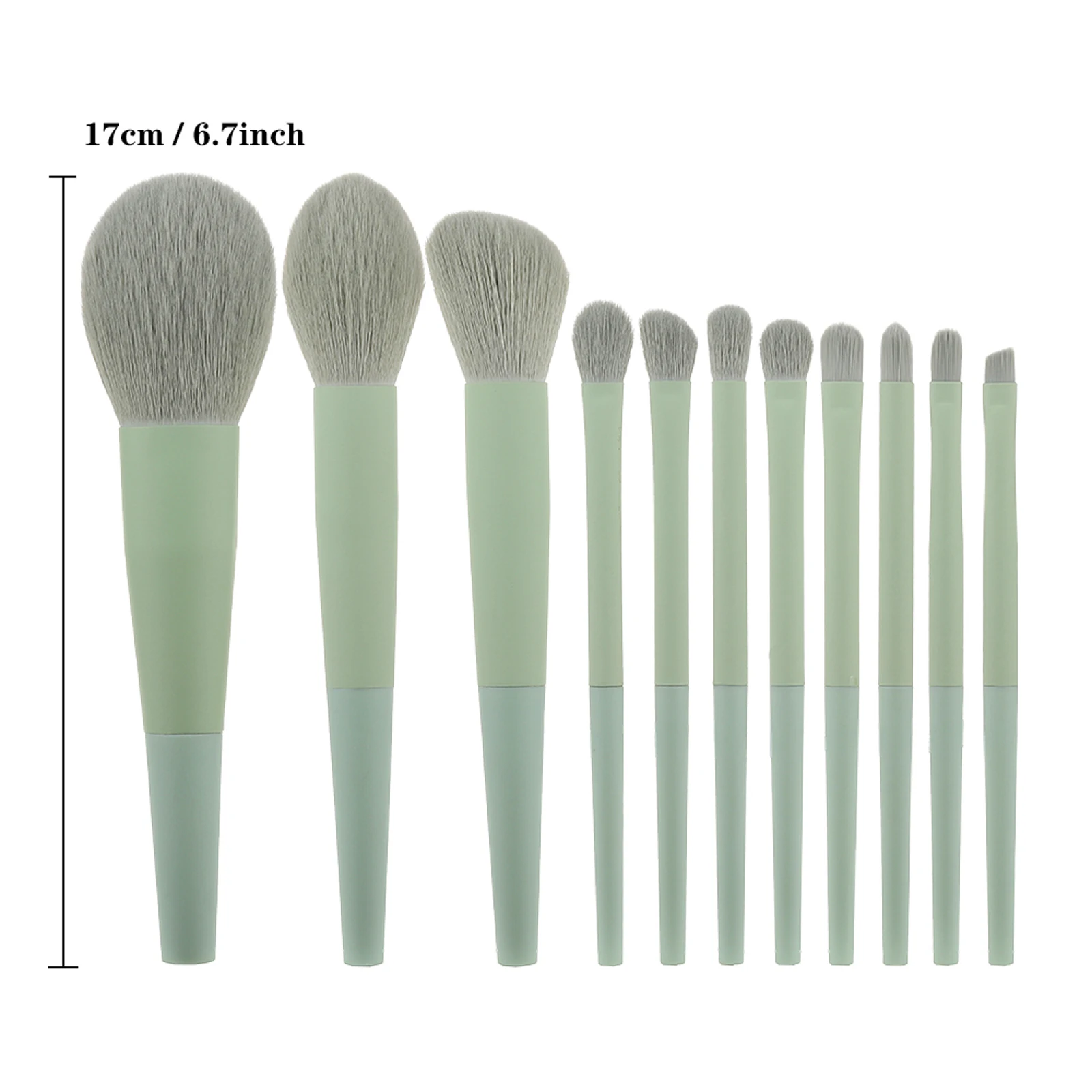 11pcs high-quality soft fur makeup brush set suitable for beginners and professional make up brushes