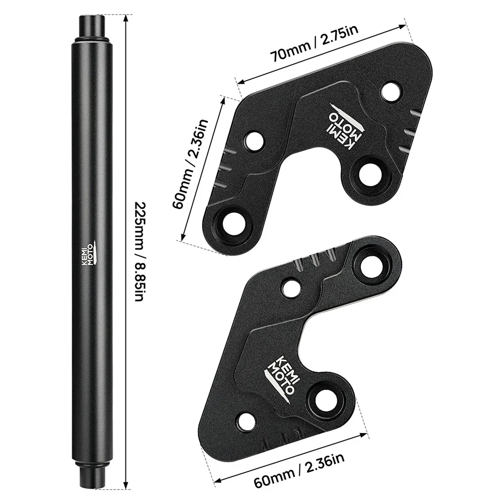 For Surron Foot Pegs Extension Bracket Kits Foot Peg Extenders For Sur-Ron Light Bee X and S X260 X160 Electric Dirt Bike Motor