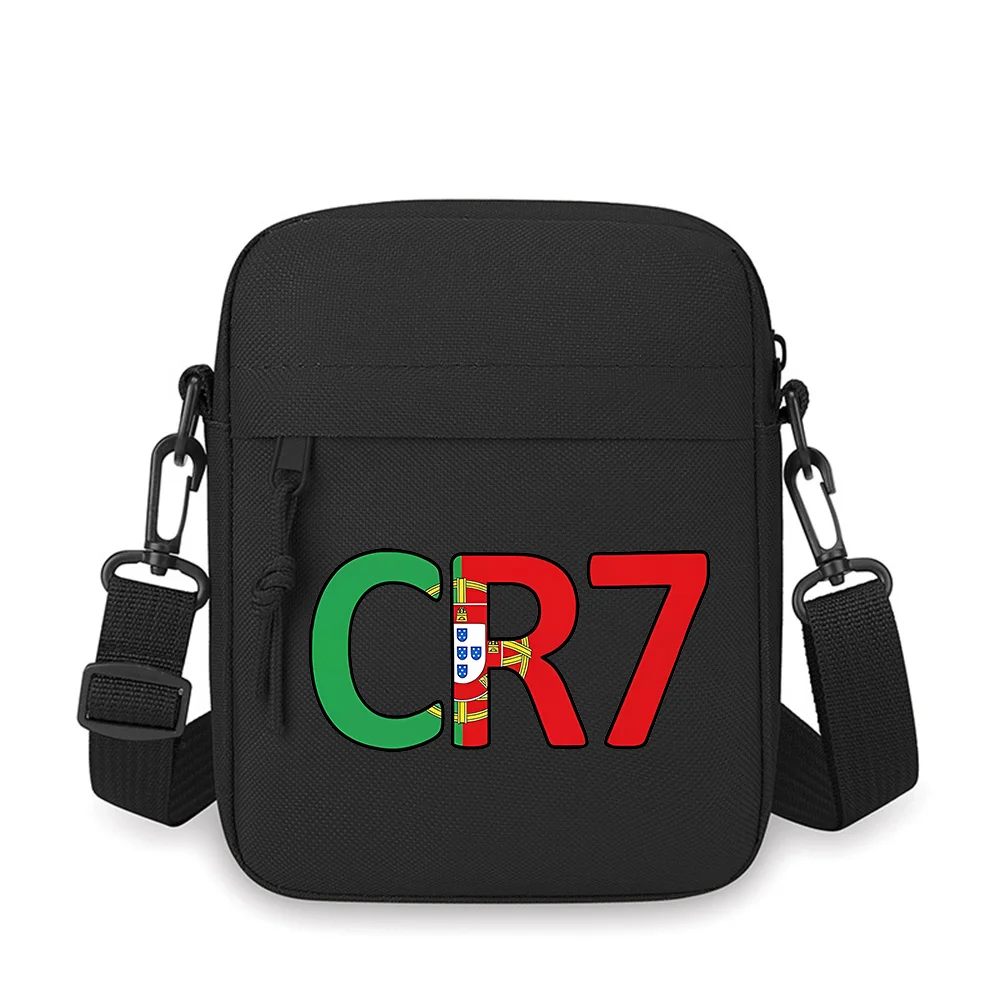 

CR7 Portuguese soccer emblem Men Crossbody Bag Single Shoulder Women Cartoon Anime Film Printing Design Unisex