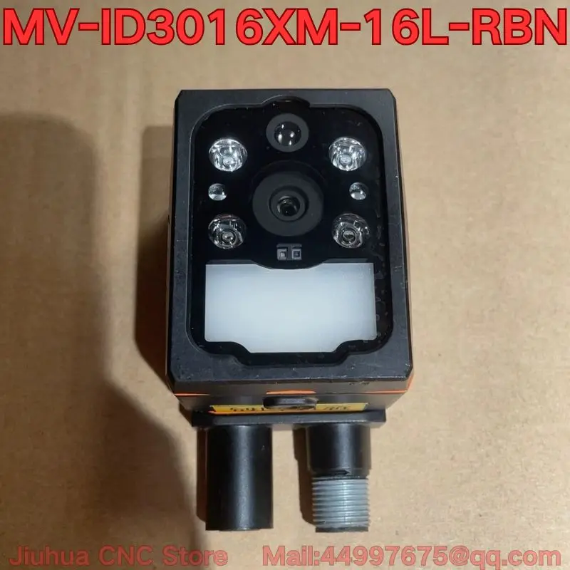

Second-hand MV-ID3016XM-16L-RBN industrial code reader function test is normal