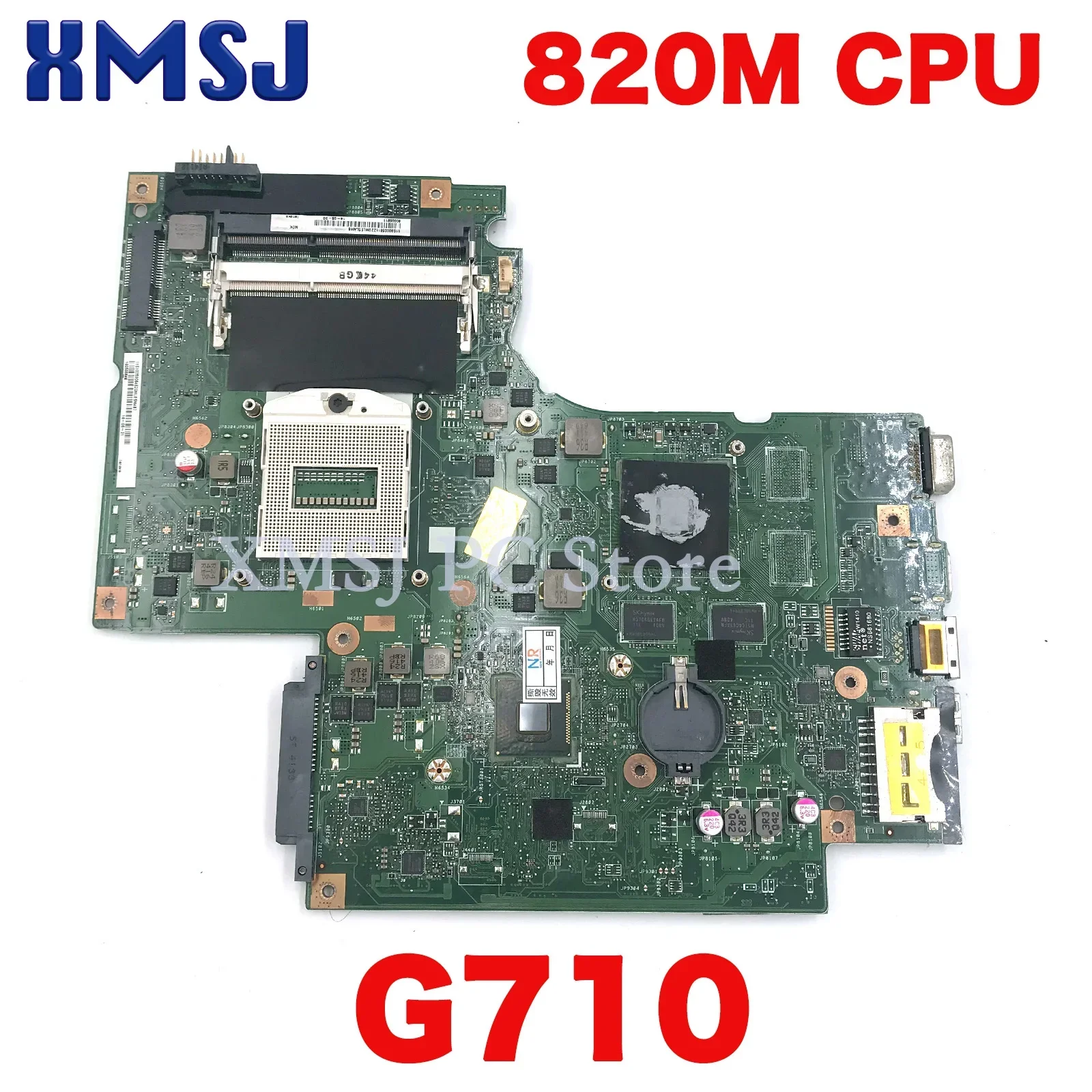 

XMSJ For Lenovo G710 Laptop Motherboard 0090004372 DUMBO2 NVIDIA 820M Graphics Main Board Full Test