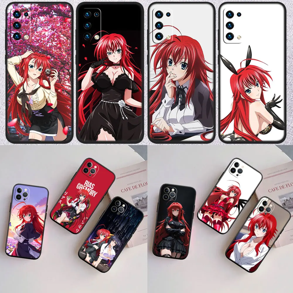 AR64 Rias Gremory Phone Case for Samsung Galaxy M06 M15 M16 M35 M55 M56 A36 A42 A50 A50S A51 A52 A32 A33 A05 A05S A06 A16 A20