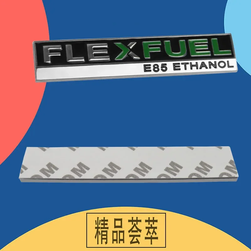 3D Premium FlexFuel Flex Fuel E85 Ethanol car Hood Fender trunk Bonnet Decal Emblem Badge Sticker