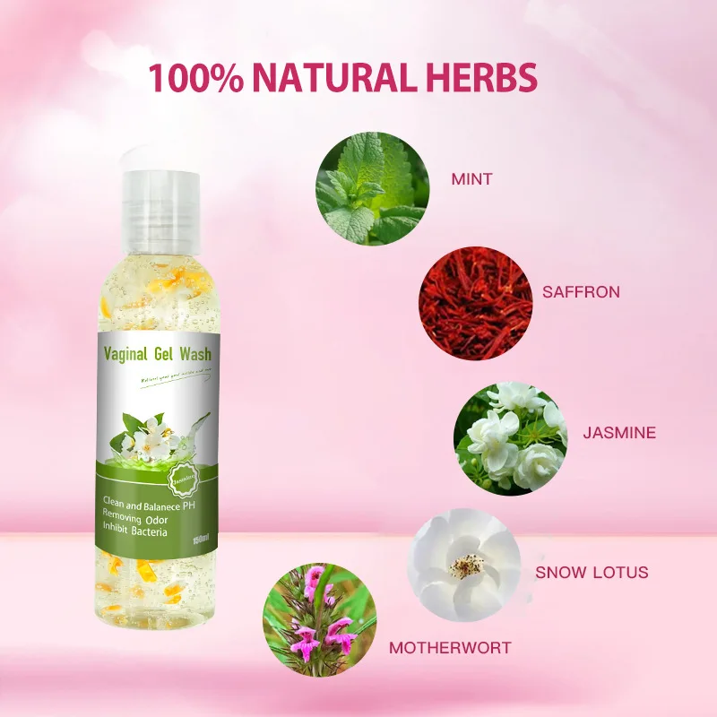 150ML Feminine Vaginal Wash 100%Natural Herbs Washer Women Vagina Detox Cleaning for Private cleaning solution Care Health