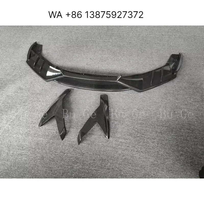 Wmwmnu New M Style Carbon Fiber Body Kit for Huracan LP610 Including Front Lip Rear Diffuser Side Skirt