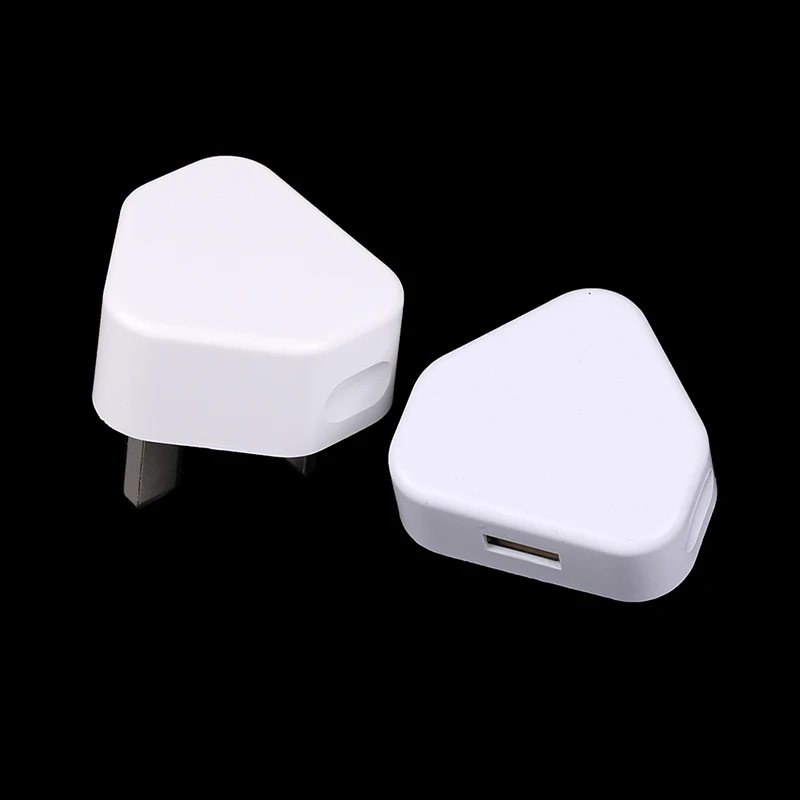 1PCS Universal UK Plug 3 Pin Wall Charger Adapter With 1/2 USB Ports Charging For Iphone 11 For Samsung/Huawei Charging Charger