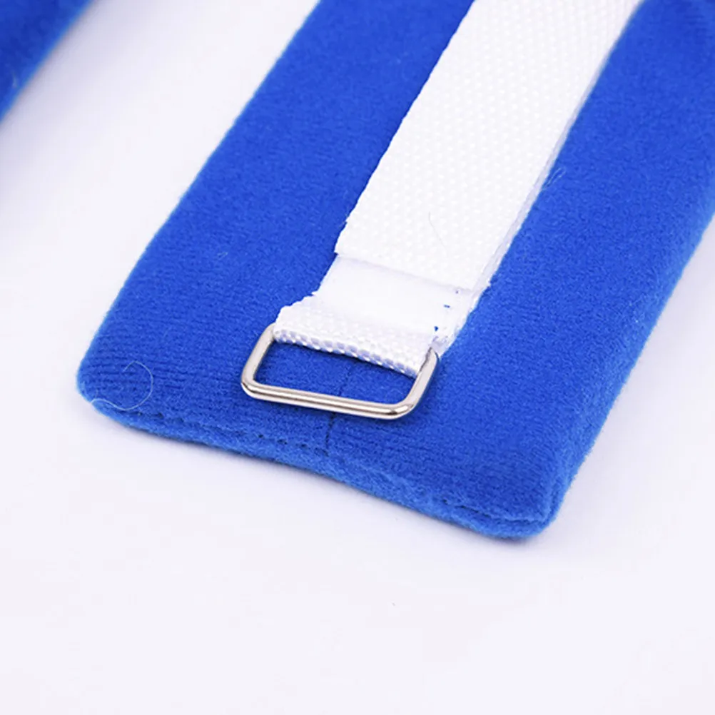 

Комплект из 4 фиксирующих ремней для конечностей, синие, для безопасности пациентов, для использования в больницах, фиксаторы для рук и ног