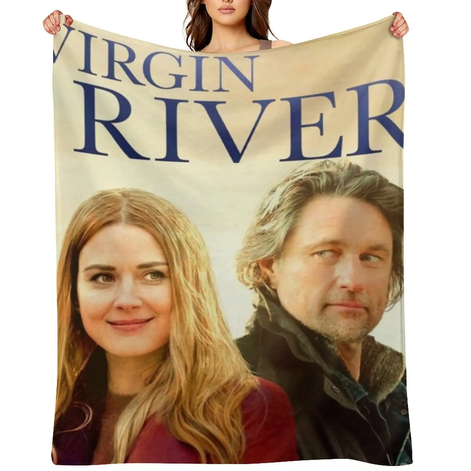 

Virgin river Throw Blanket Designers Vintage Bed covers Polar Blankets