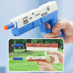 Pistolet à air comprimé manuel Bl84pour enfants, jouet à balle molle, lanceur de odor, jeux de plein air pour enfants, cadeaux d'anniversaire pour garçons