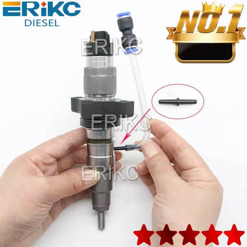 

ERIKC Diesel 2pcs Auto Diesel Engine Injection Built-in Oil Collecting Tool for Bosch Injector Diesel Oil Return Collector Joint