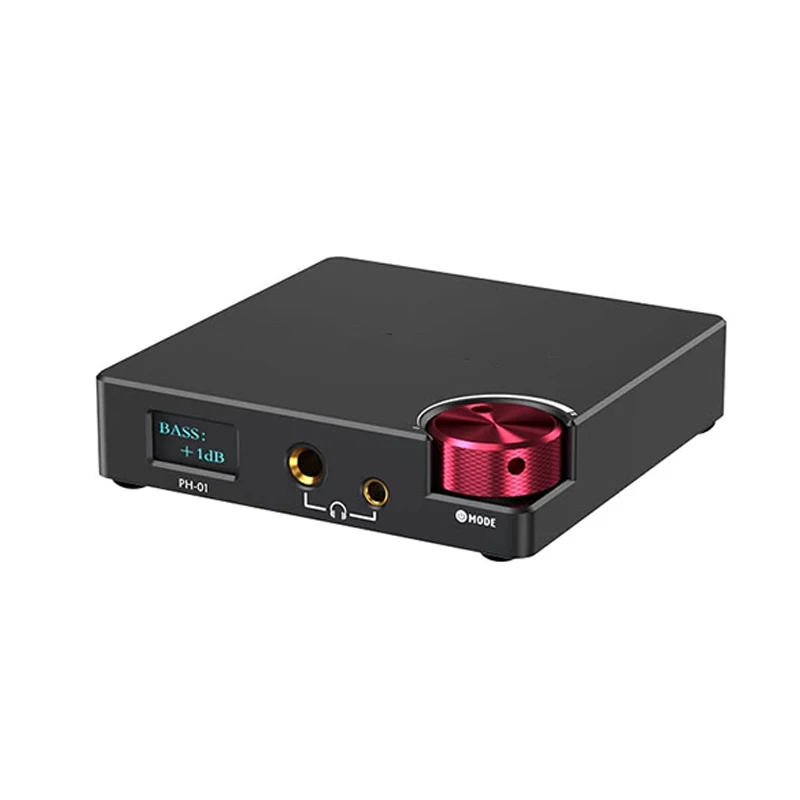 

PH-01+Q8 Desktop Headphone Amplifier Support Bluetooth5.0 RCA Balanced Home Use 6.35mm 4.4mm Outputs Headphone Amplifier