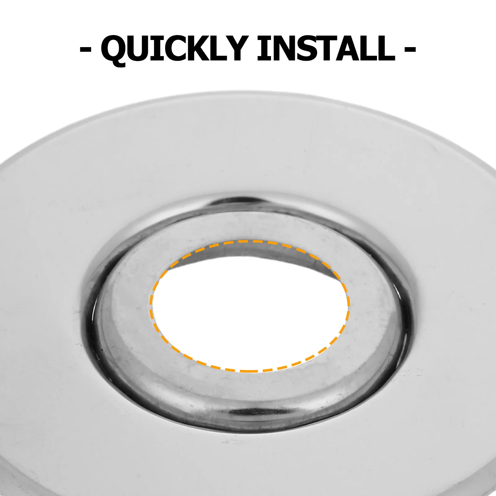 4pcs Fire Escutcheon Plate Skirt Trim For Recessed Easy Installation Ceiling Cover Replacement Recessed Sprinkler