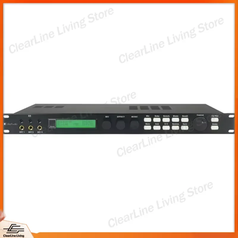 URX X5 Digital Preamp Audio Processor Mixer Professional Karaoke KTV Sound Card with PC Software Echo Reverb DSP Effects