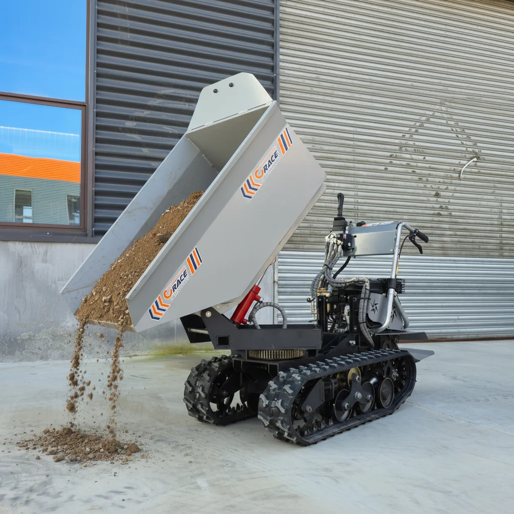 1000kg Small Crawler Dumper EURO 5 EPA High Performance Fast Delivery Factory Customize