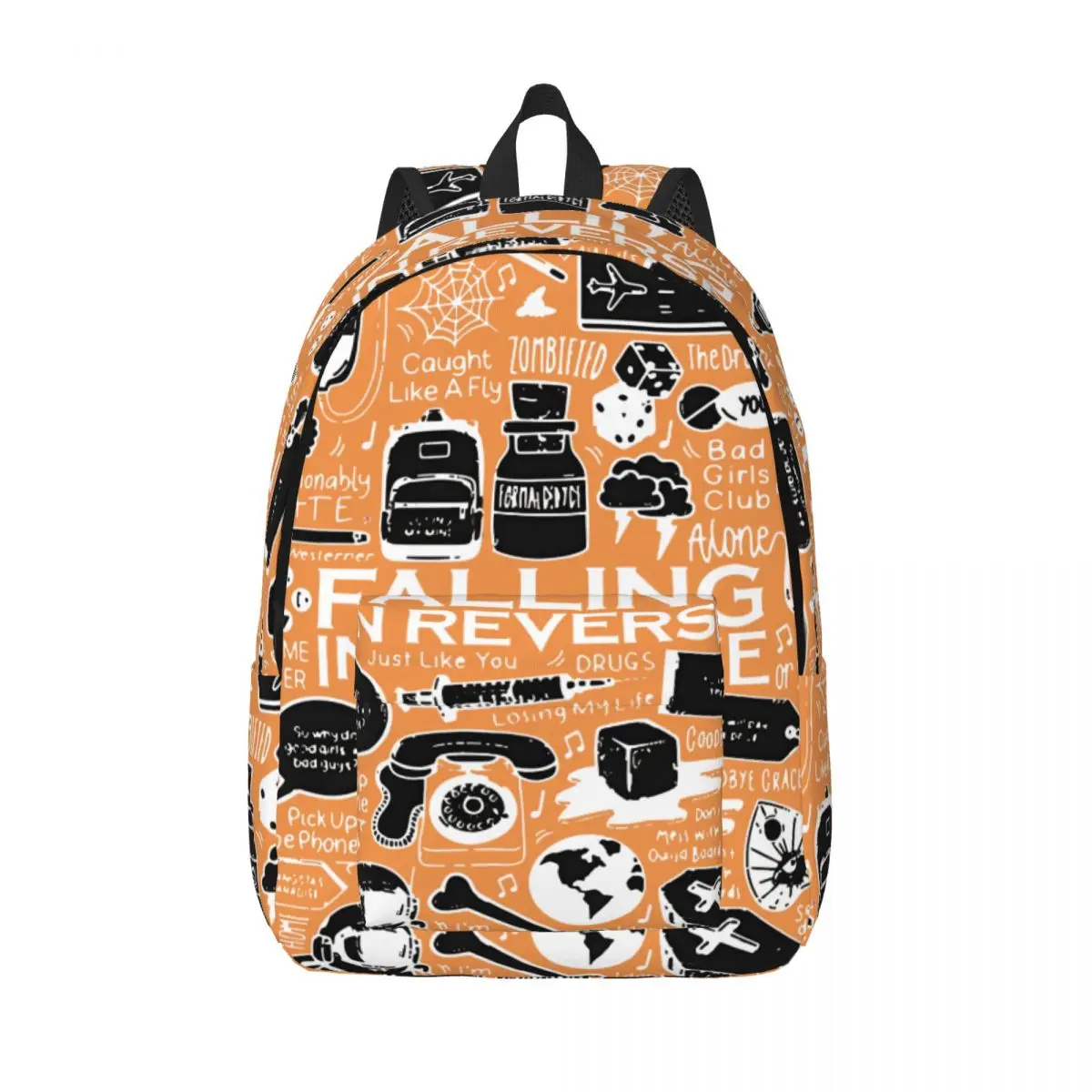 High School Falling In The Bone Zipper Closure High Street Falling In Reverse College Bag Student Kindergarten Bag For Gifts