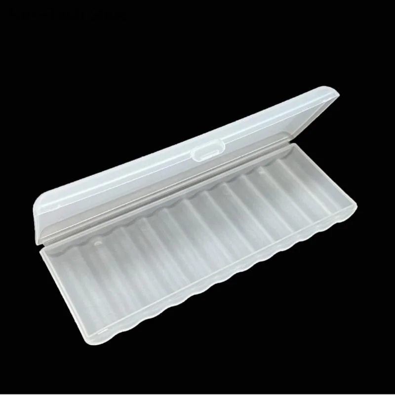 1Pcs 12 Section AAA Battery Storage Box 8 Section 18650 Battery Anti Fall Protection Box Plastic Wear Resistant And Waterproof