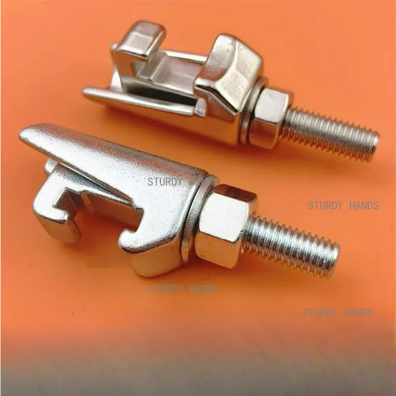 

1pc 304 stainless steel vacuum hook bolt screw M8 M10 M12 hook clamp hardware accessory