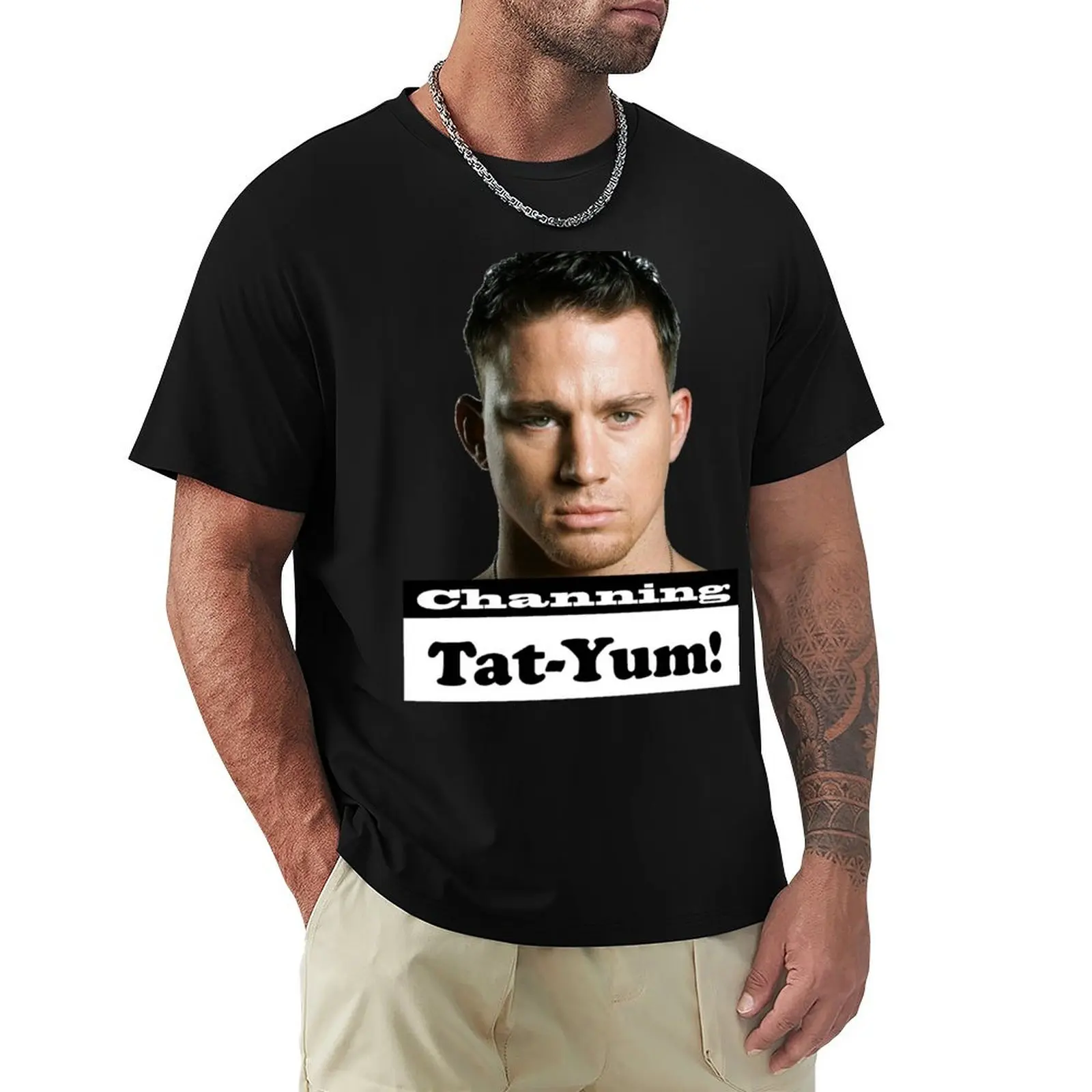 Channing Tat-Yum T-Shirt oversizeds funnys sublime men workout shirt