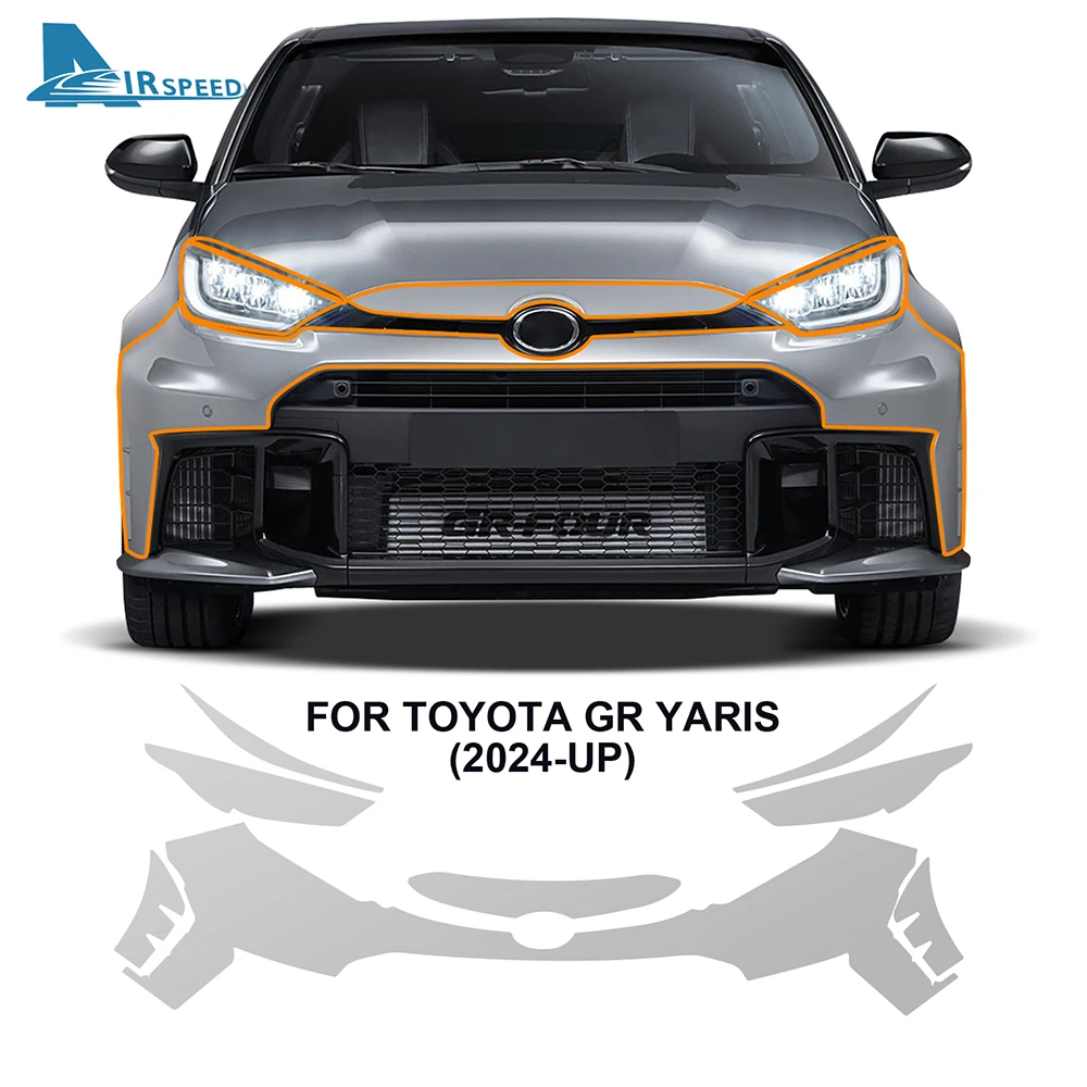 

For Toyota GR Yaris 2024 2025 Invisible Car Wrap TPU Film Protective Layer Scratch Resistant Car Modification Accessories