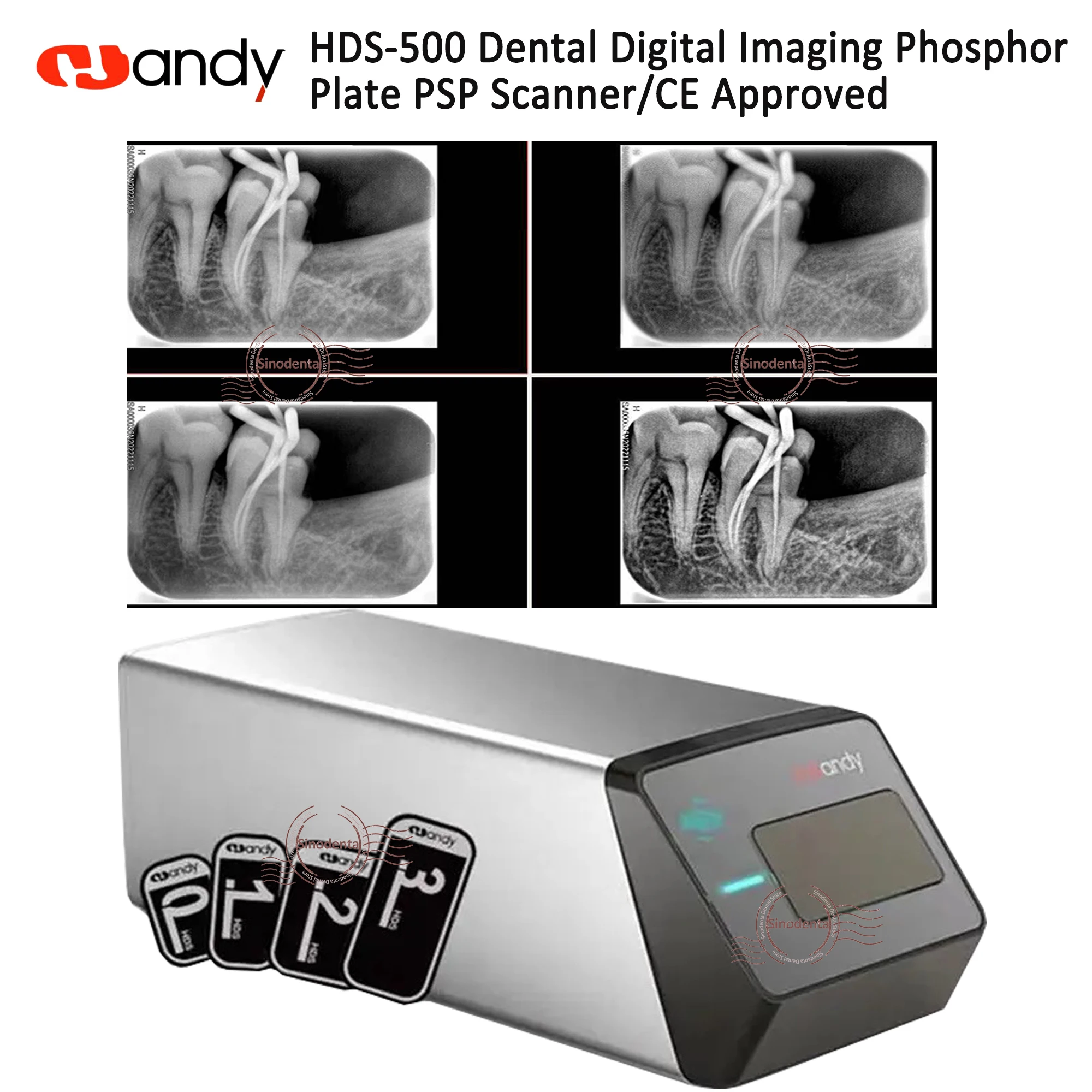 New Dental Digital Imaging Phosphor Plate Scanner HDS-500 with X-ray Machine Processing System for Dental Faster Image Diagnosis