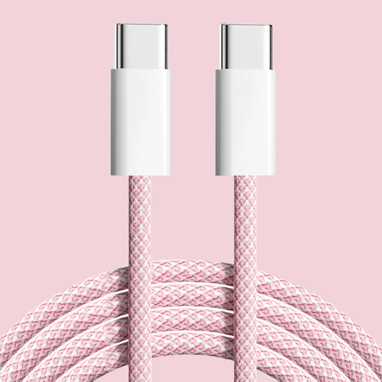 60 W Typ C auf Typ C Farbkabel für Apple iPhone 15 PD Schnellladung für Huawei Xiaomi Samsung Typ C Weben Kabelzubehör