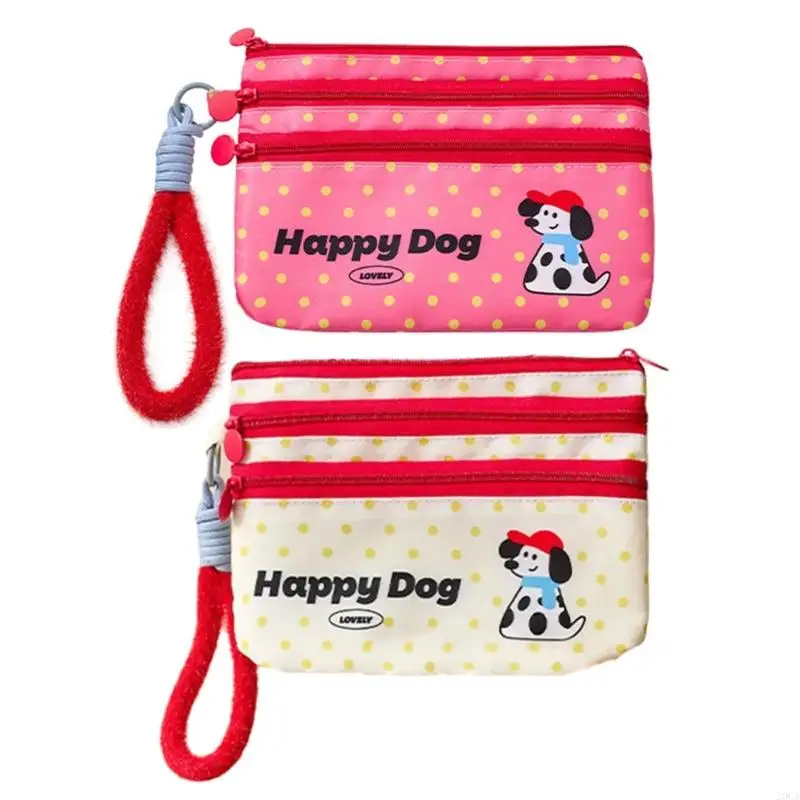 

Convenient Card Holder and Coin with Zippered Closure and Lanyard Storage Bags for Everyday Use and Travel 20CA