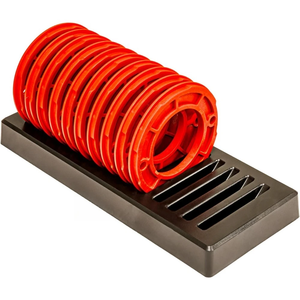 

10 Pcs Insert Ring Kit with Storage Caddy Compatible for Rout-R-Lifts Mast-R-Lifts Excell II