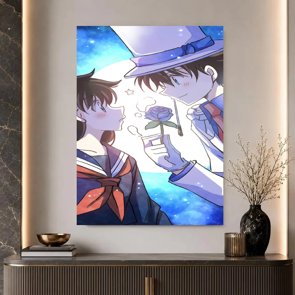 Detective Conan Anime Kaito Kid Aoko Oil Painting By Numbers Modern Wall Decor for Living Room Bedroom Gift Unframed