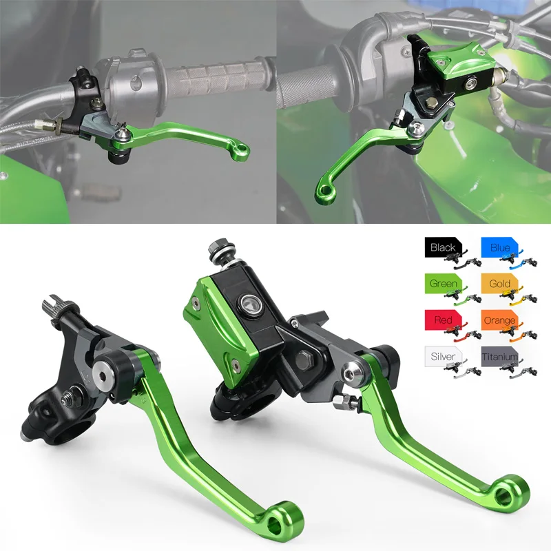 

7/8" 22mm Brake Clutch Levers Master Cylinder Reservoir Cap For Kawasaki KX65 KX85 KX125 KX250 KX250F KX450F KLX250 KLX450R