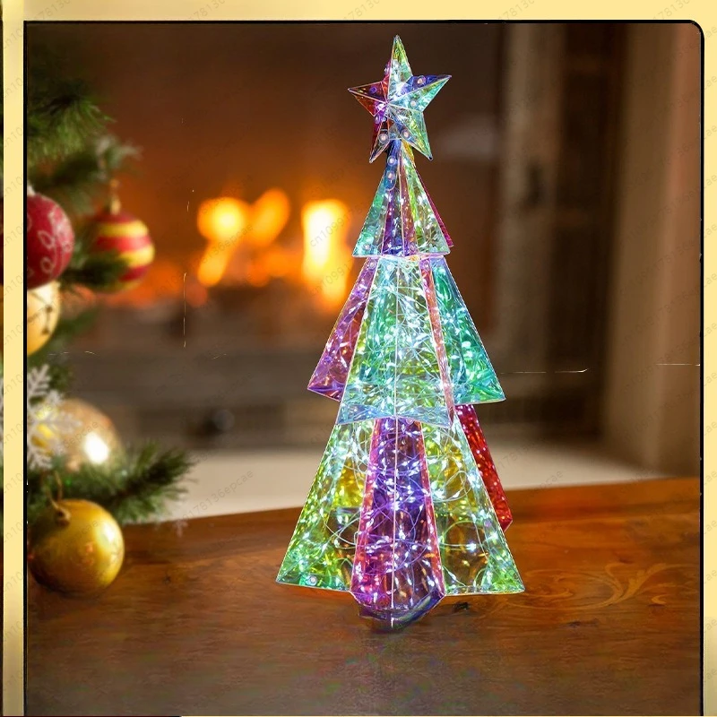 Symphony glowing Christmas tree Ruoshu Christmas party night light creative ornament