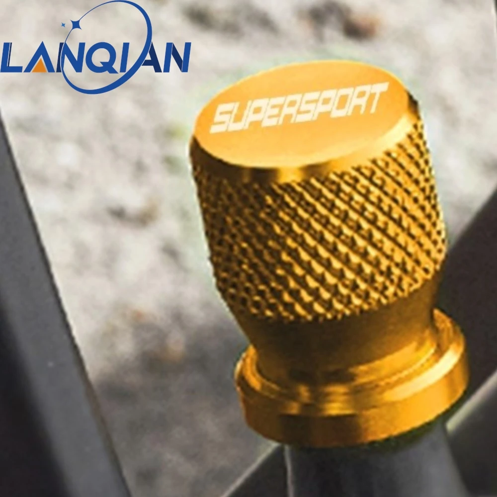 

For DUCATI SUPERSPORT / S 939 950 2017-2024 2023 2022 2020 2021 2019 Wheel Tire Valve Caps Tyre Stem Covers Airdust Waterproof