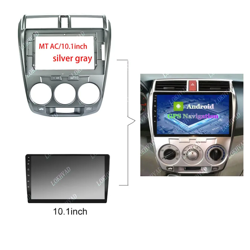10 "لسيارة هوندا سيتي 2008-2013 مشغل أسطوانات للسيارة راديو أندرويد فآسيا الوسائط المتعددة MP3 MP5 فيديو الصوت لوحة ستيريو الإطار الكابلات #2