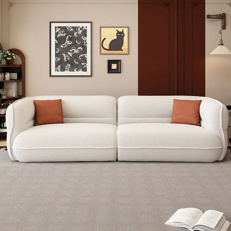 Oversized Girly Living Room Sofas Beige Designer Nordic Modern Compression Sofa Lounge Boneless Woonkamerbanken Furniture Home