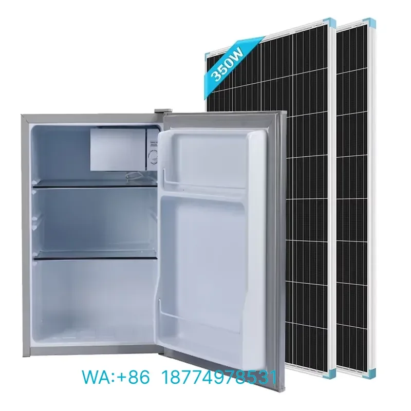 for Solar Power Home Mini Refrigerator DC 12/24V Portable Energy-Saving 90L Mini Fridge for Cold Drink Keep Fresh of