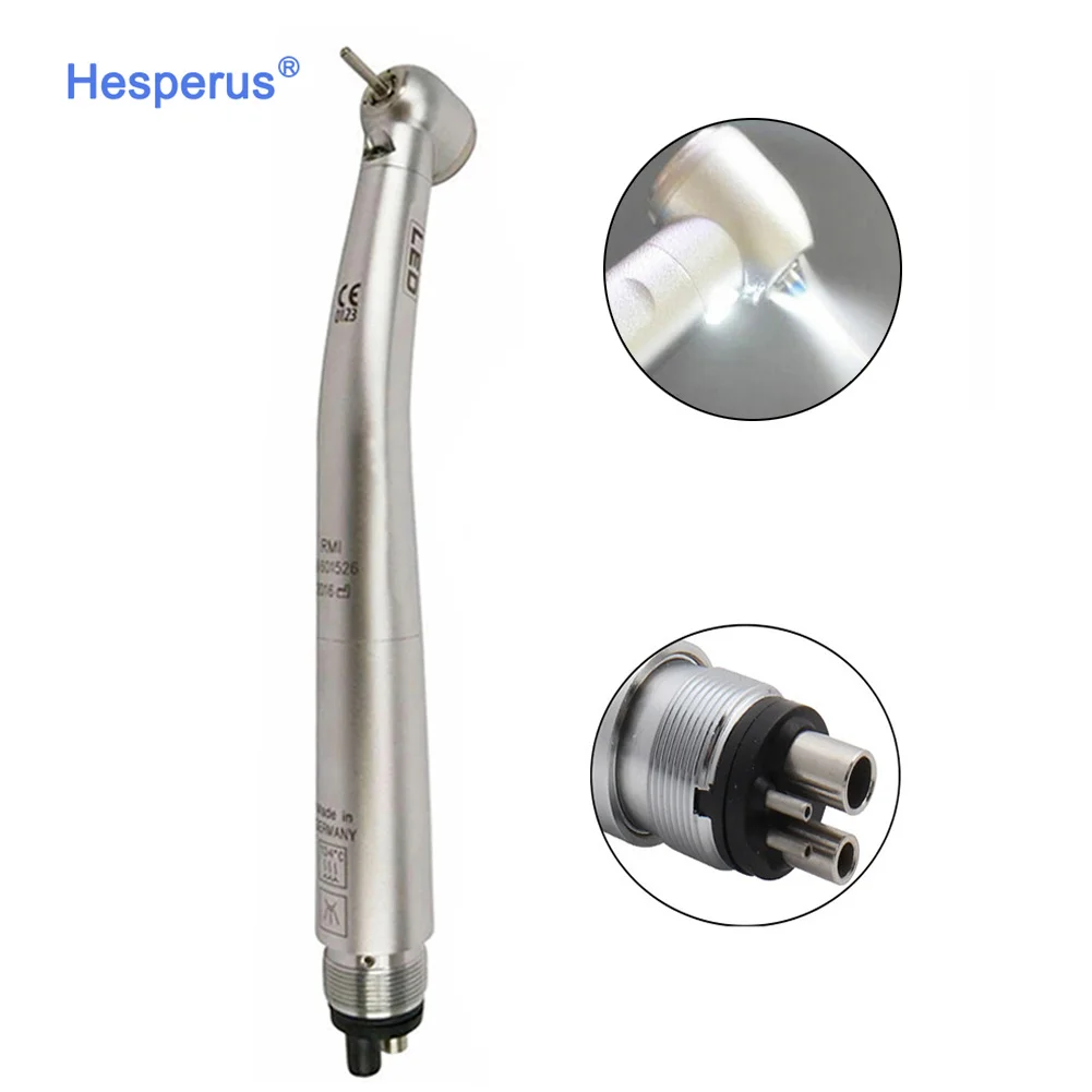 

T3 Racer Den tal Светодиодный высокоскоростной наконечник Воздушная турбина с автономным питанием Электронный генератор Den tal Наконечник Крутящий момент 2 отверстия/4 отверстия