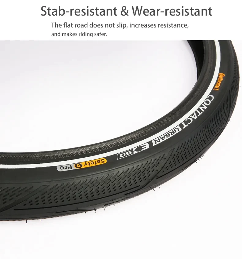 Continental Contact Urban 28/29 Inch Bicycle Wire Bead Tires 40/42/47/50/55-622 180 TPI MTB E-Bike Tyre With Reflective Strips