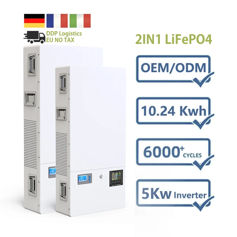 6000 Cycles Powerwall DE 10Kw Storage Battery LiFePO4 Solar Home Powerwall Battery 48V 200Ah 10Kwh Powerwall