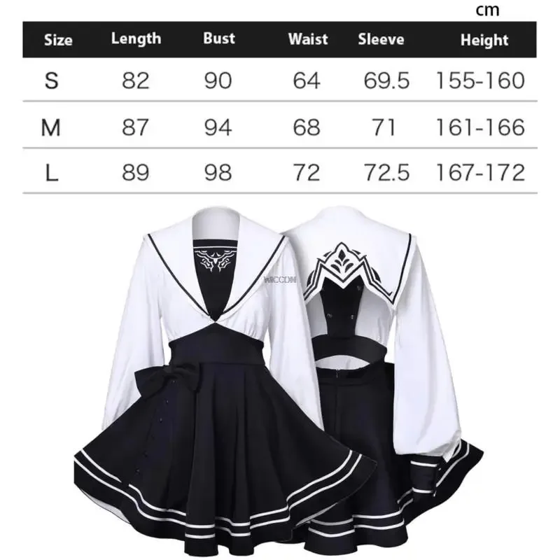 ss23Nier Automata Yorha 2B Cosplay Costume Sailor Sexy Outfit Games Suit Women RolePlay Girls Halloween Anime Party Fancy D