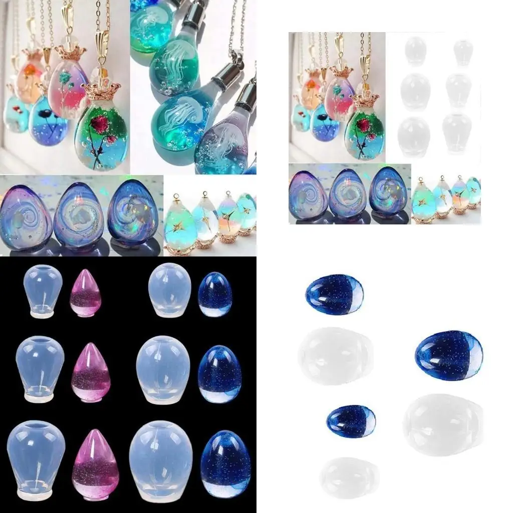 

J78F Мини-силиконовая форма для поделок из эпоксидной смолы. Портативная и изысканная силиконовая форма для изготовления в виде