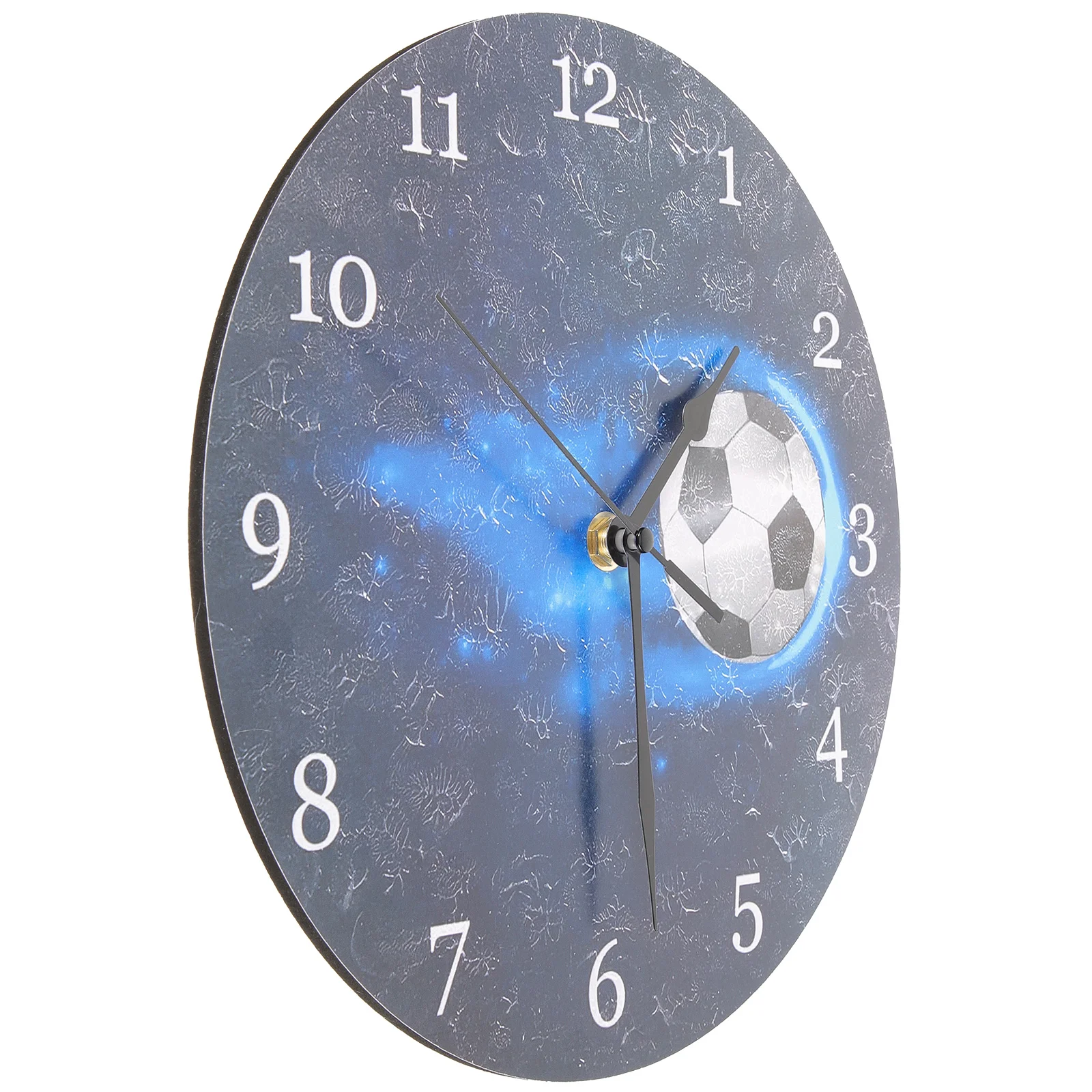 

Football Wall Clock 25cm Silent Hanging for Living Room Kitchen Bedroom Decor Ball Clocks Home Office Without